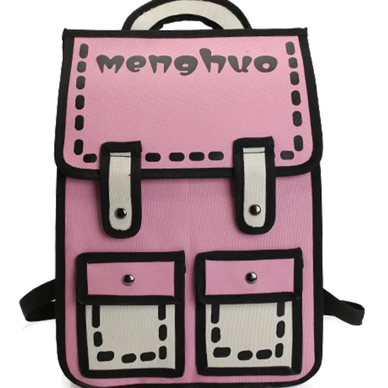 2D Cartoon Backpack