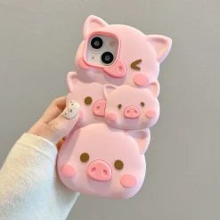 3D Piggy iPhone Case