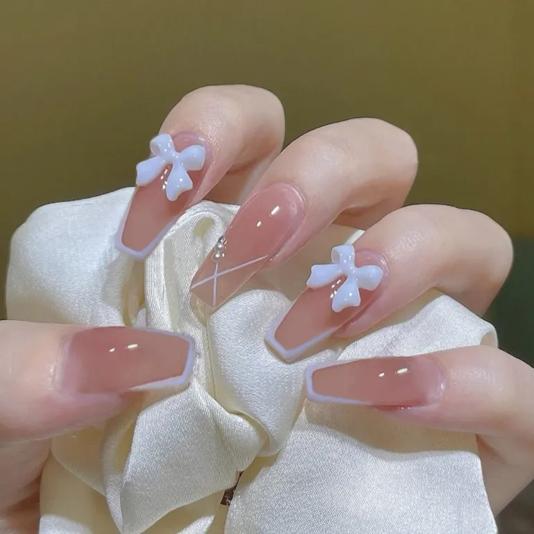 3D Pretty Princess Press On Nails