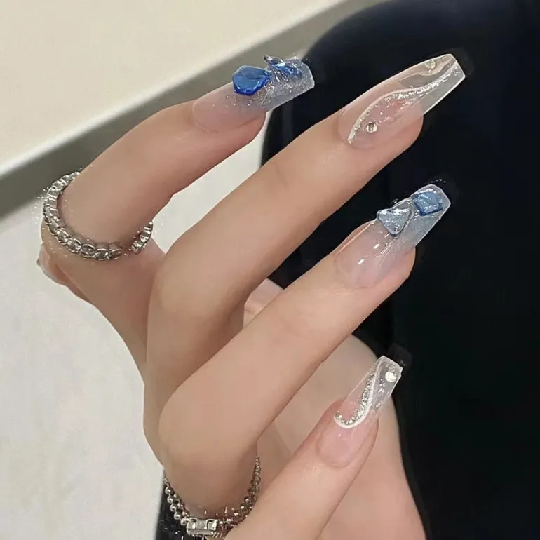 3D Pretty Princess Press On Nails