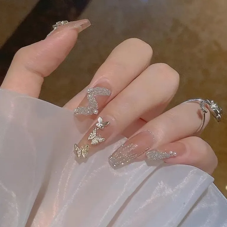 3D Pretty Princess Press On Nails