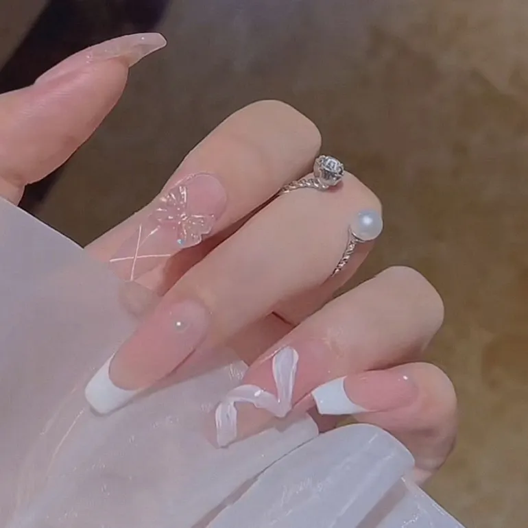 3D Pretty Princess Press On Nails