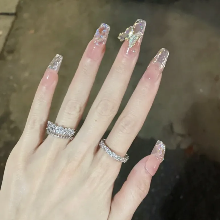 3D Pretty Princess Press On Nails