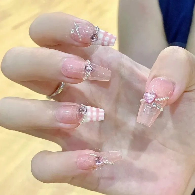 3D Pretty Princess Press On Nails