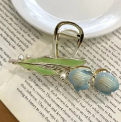 Dainty Floral Hair Claw Clip