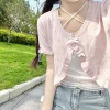 Dainty Heart Knitted Cardigan