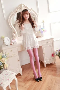 Dainty Lace Tights