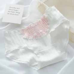 Dainty Pink Plaid Underwear
