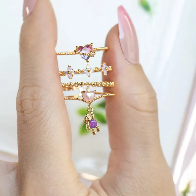 Dainty Stacking Babydoll Rings