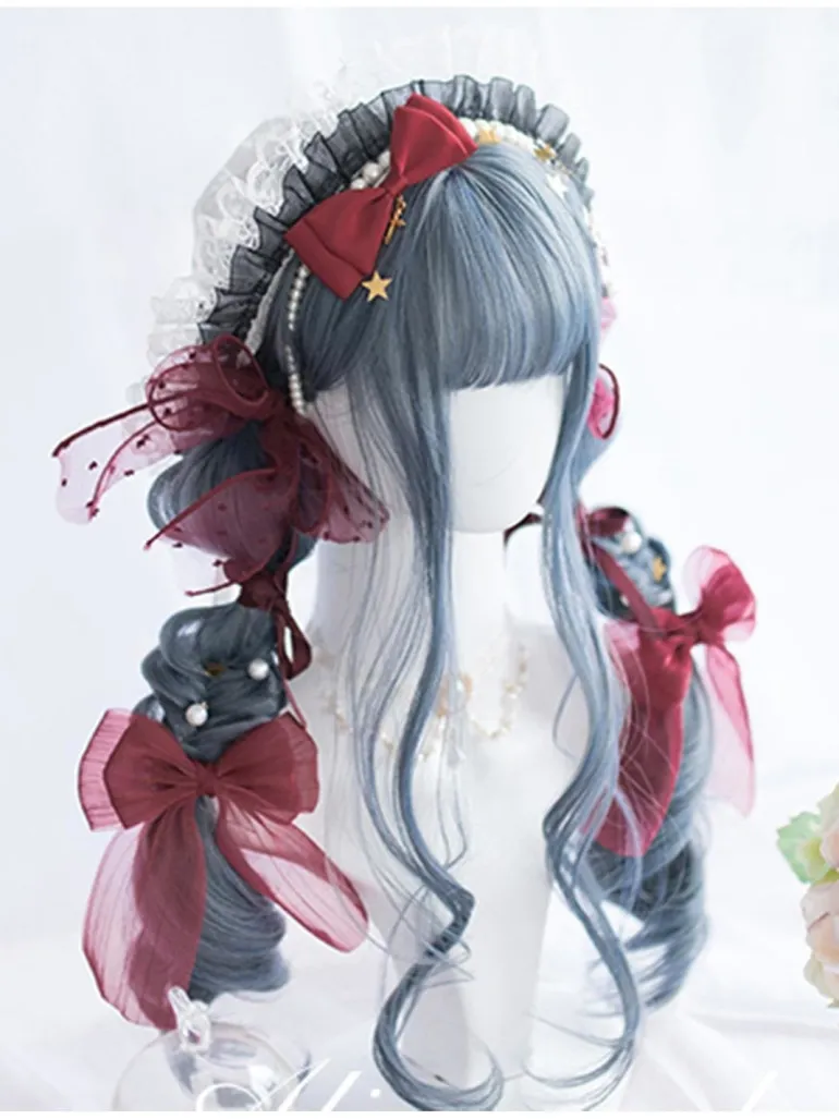 Dark Blue Gothic Wig