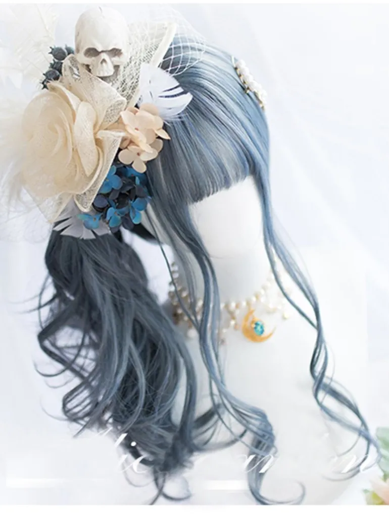 Dark Blue Gothic Wig