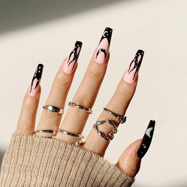 Dark Gothic Press On Nails