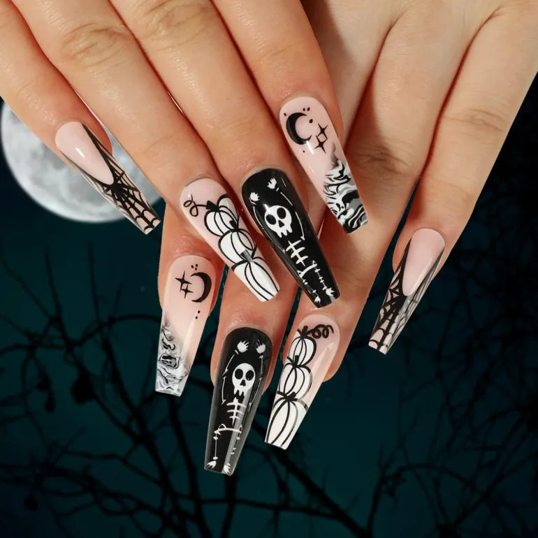 Dark Gothic Press On Nails