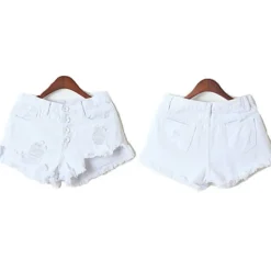 Distressed Jean Shorts