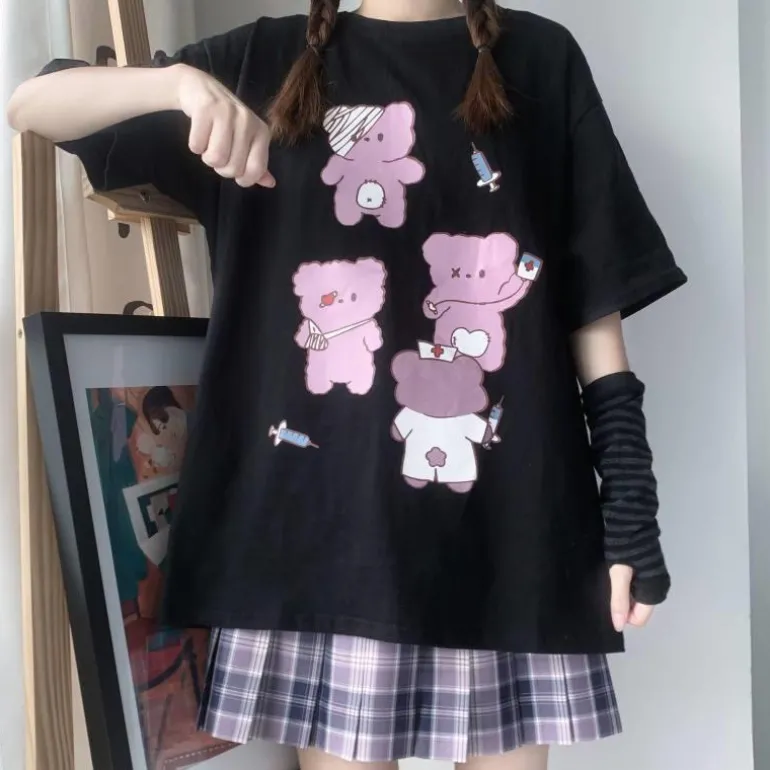 Doctor Bear Menhera Oversized Tee