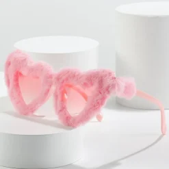 Doll Vibes Retro Heart Shaped Sunglasses