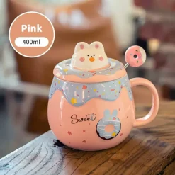 Donut Cat Ceramic Mug