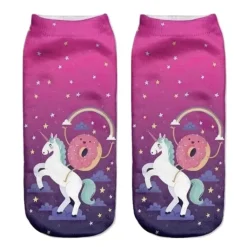 Donut Unicorn Socks