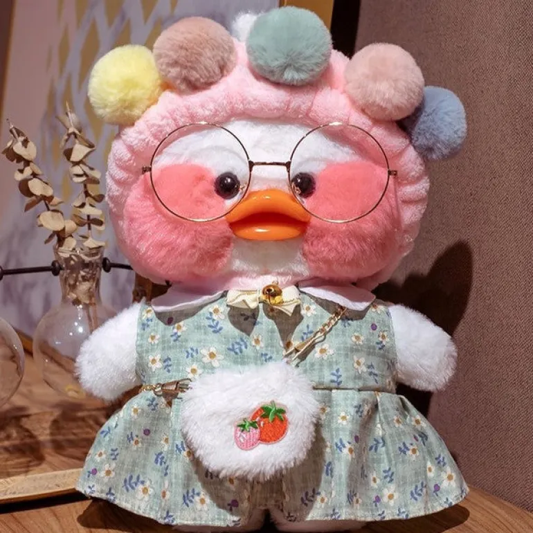 Dress Up Duckling Plush Doll