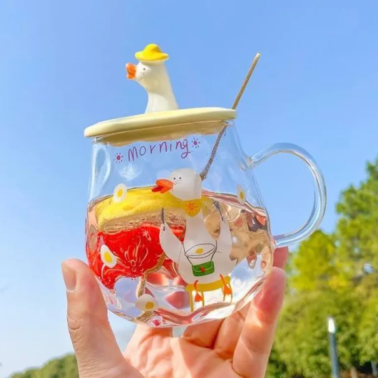 Duck Duck Goose Mug With Lid