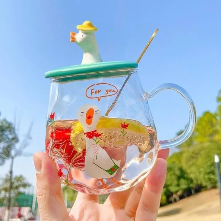 Duck Duck Goose Mug With Lid