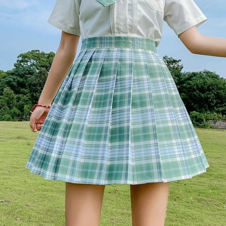 Electric Plaid Skirt (17 Colors)