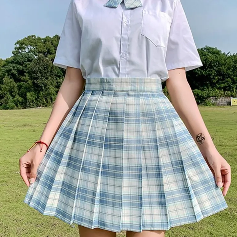 Electric Plaid Skirt (17 Colors)