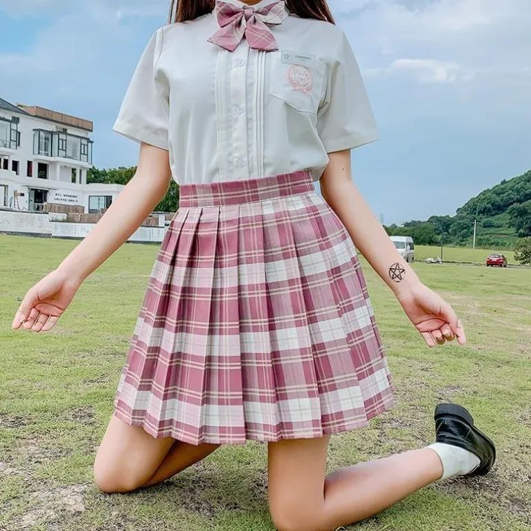 Electric Plaid Skirt (17 Colors)