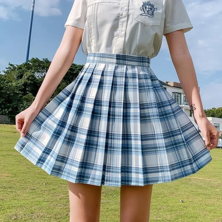 Electric Plaid Skirt (17 Colors)
