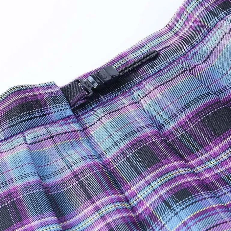 Electric Plaid Skirt (17 Colors)