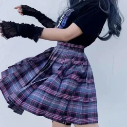 Electric Plaid Skirt (17 Colors)