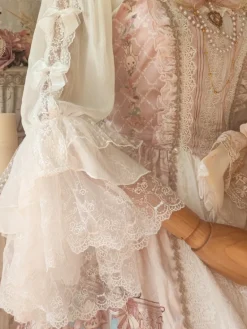 Elegant Victorian Ruffled Blouse
