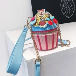 Embroidered Cupcake Handbag