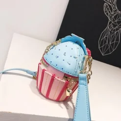 Embroidered Cupcake Handbag