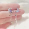 Ethereal Moon Dangle Earrings