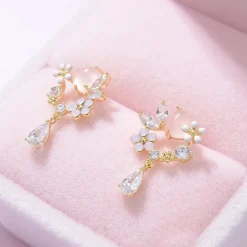 Ethereal Moon Dangle Earrings