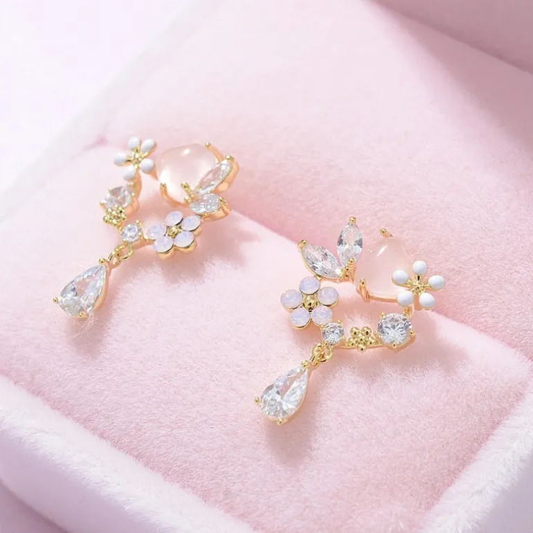 Ethereal Moon Dangle Earrings