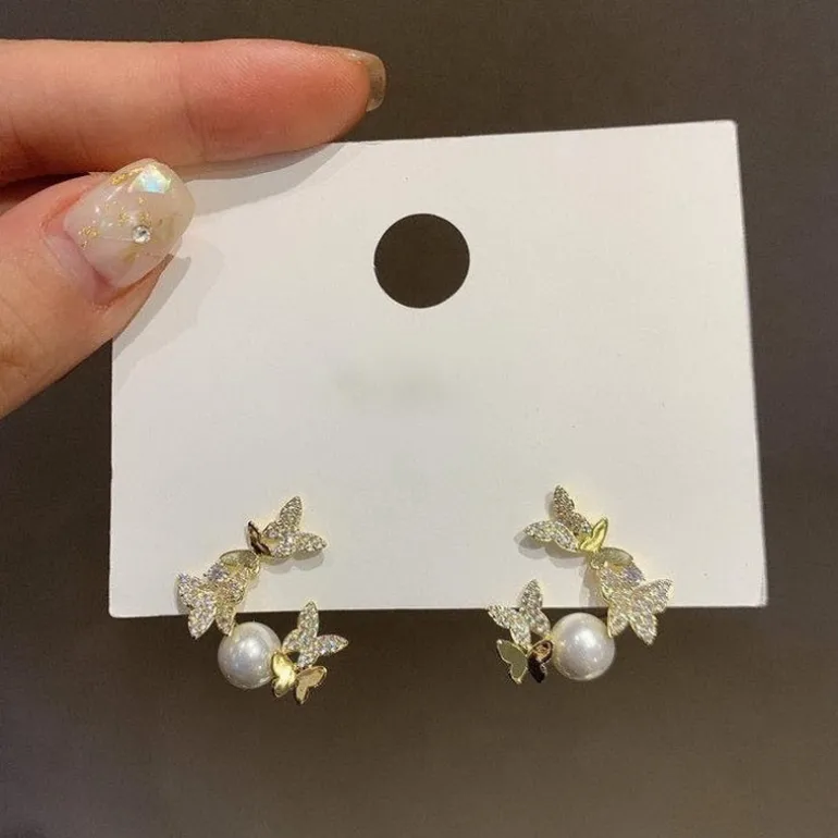 Ethereal Moon Dangle Earrings