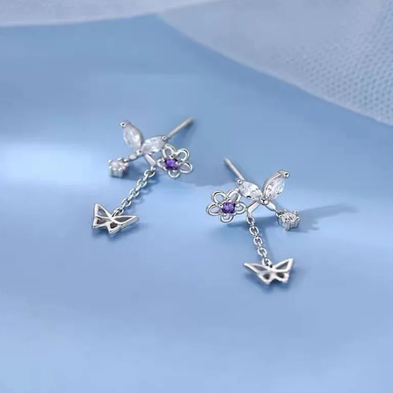 Ethereal Moon Dangle Earrings
