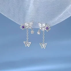 Ethereal Moon Dangle Earrings