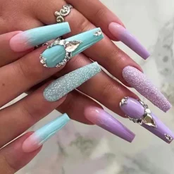 Extra Long Square Press On Nails
