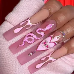 Extra Long Square Press On Nails