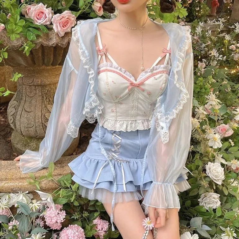 Fairy Cherry Bustier Crop