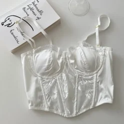 Floral Embroidered Bustier