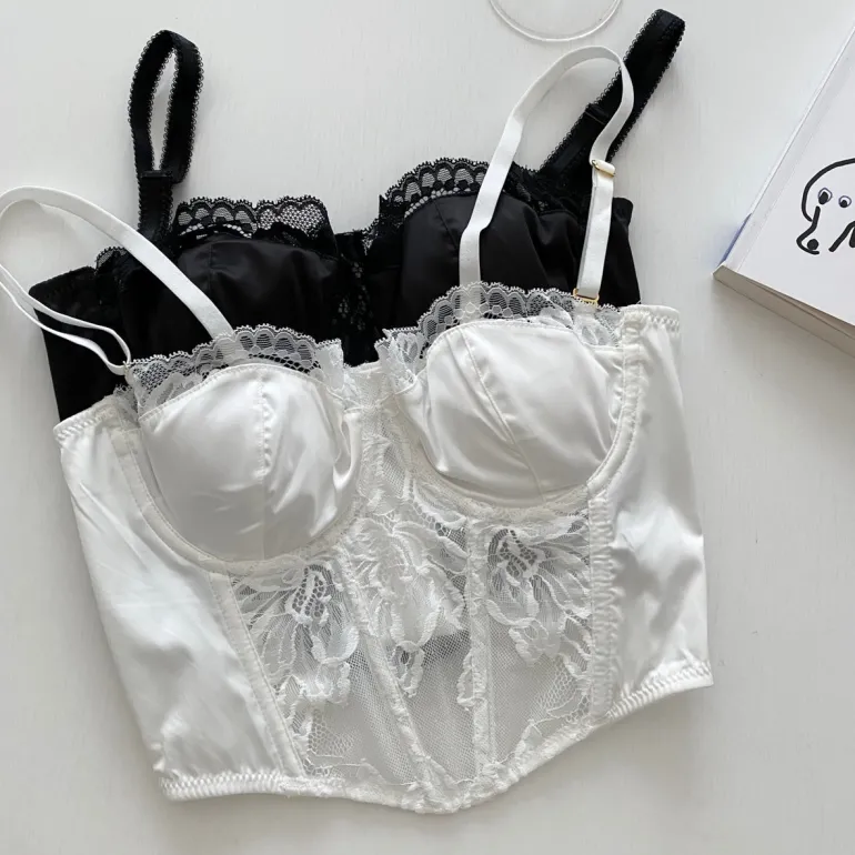 Floral Embroidered Bustier
