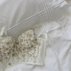 Floral Embroidered Bustier