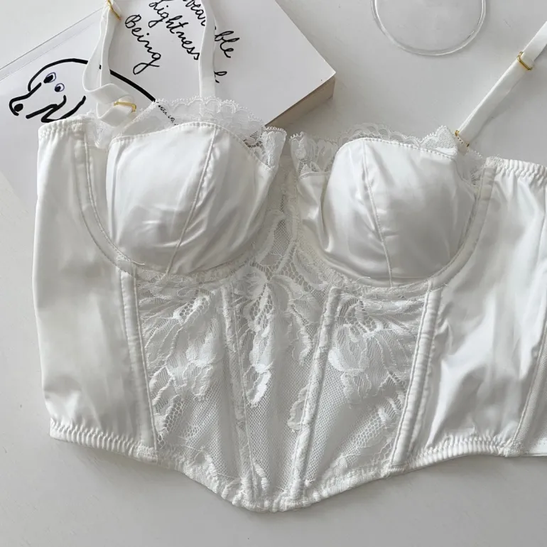 Floral Embroidered Bustier