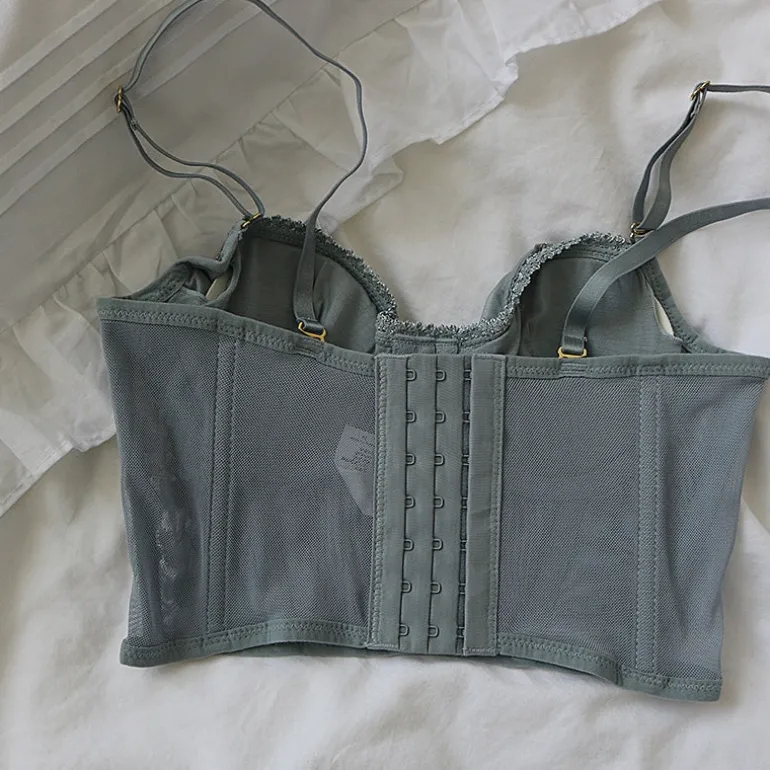 Floral Embroidered Bustier