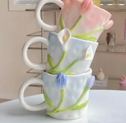 Floral Handpainted Mugs