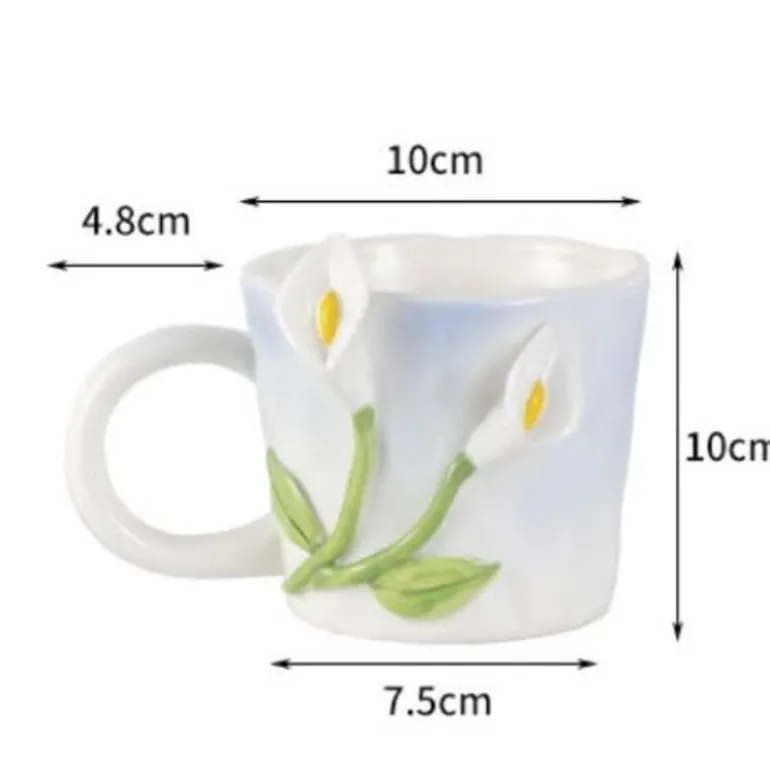 Floral Handpainted Mugs